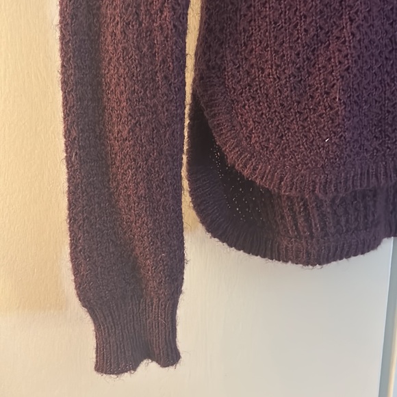 Ann Taylor XS wool purple sweater - Picture 4 of 8